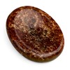 Garnet Worry Stone – Natural Polished Thumb Palm Stone for