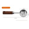 2Pcs Coffee Measuring Scoop Spoon Short Stainless Steel Coffee Scoop