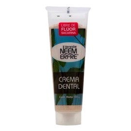 NEEM ERFRE | Crema dental natural sabor menta 100g sin fluor, gluten, parabenos, azúcar, sulfatos, petrolatos y triclosan