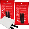 KKIKK Fire Blanket for Home Safety, 2 Pack Emergency Fire