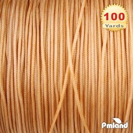 PMLAND 1 X Roll of 100 Yards Lift Shade Cord 0.9 mm - Original Wood