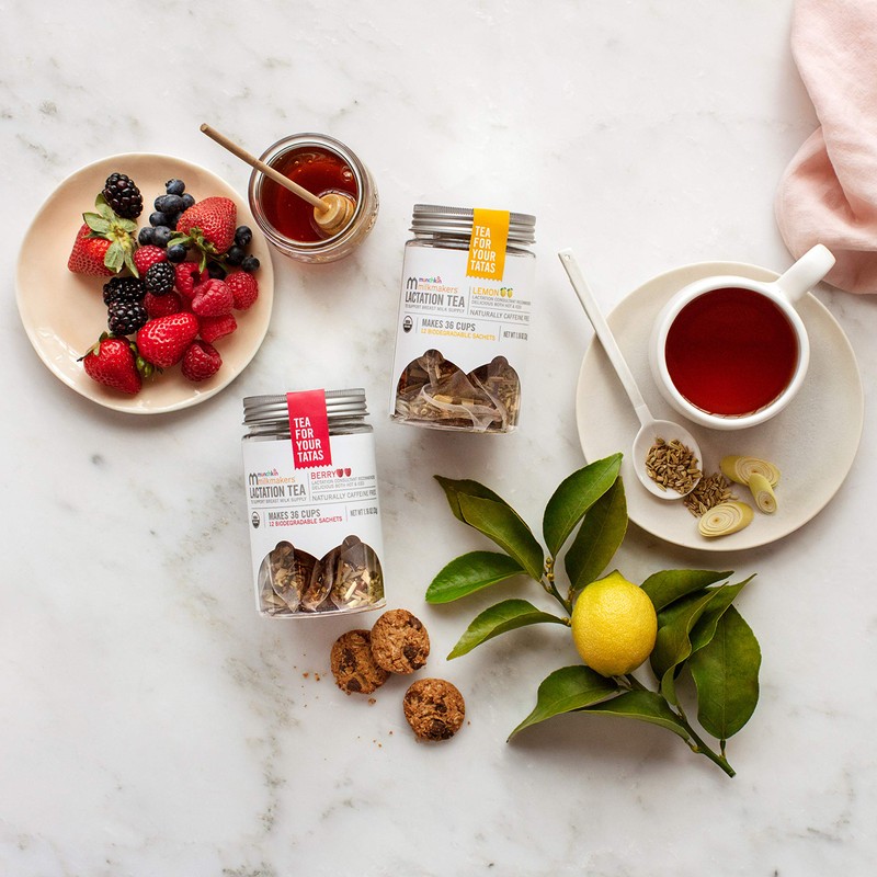 Munchkin Milkmakers Lactation Tea, Berry, 12 Count