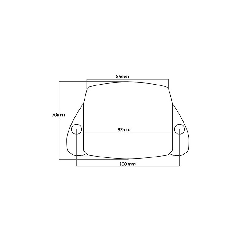 Precision Bass Compatible Bridge Cover - Chrome