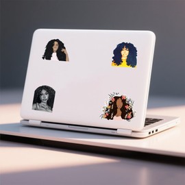 SZAA 50pcs Music Stickers Merch Pack | Durable Decals Party Decorations | Personalize Phones & Laptops | Unique Gift for Music Enthusiasts Fans