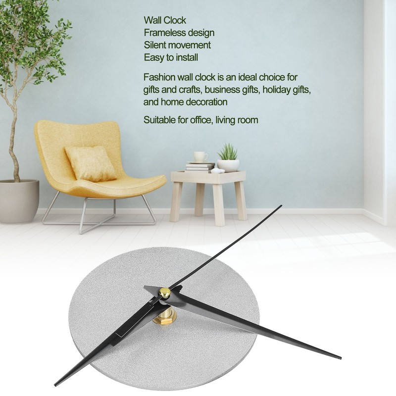 DIY Wall Clock Acrylic Silent Frameless Wall Clock for Living