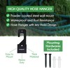 Sharpex DIY Wall-Mounted Hose Hanger for Garden Pipe – Heavy
