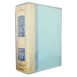 ナカバヤシ ファイル はがきホルダー 180枚収納 ブルー SD-HCT2A6-180B