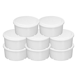 Pearl Metal D-5704 Polycarbonate (PC) Ice Cups, Set of 8, Easy to Use, White