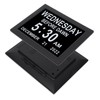 8inch Digital Day Calendar Clock Alarm Reminders Auto Dimming Large