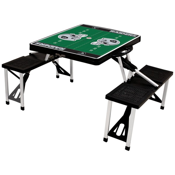Las Vegas Raiders Picnic Table - Black