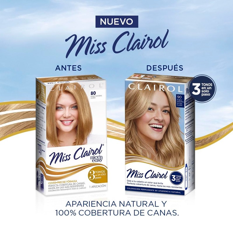 Clairol Miss Clairol Tinte Permanente 90 Rubio Natural Extra Claro