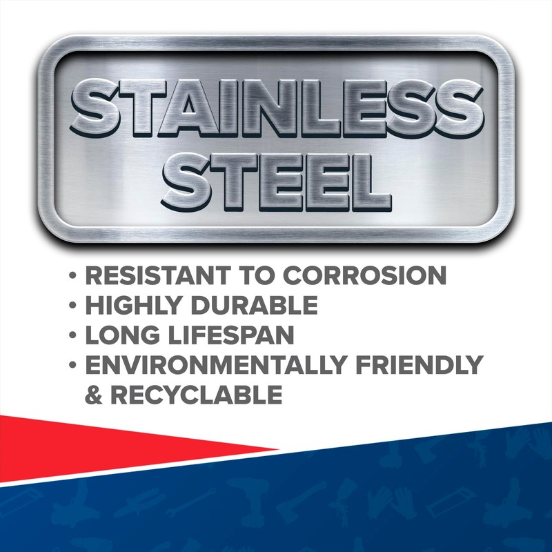 Sealey Stainless Steel Bucket Trowel - Rubber Handle - 180mm