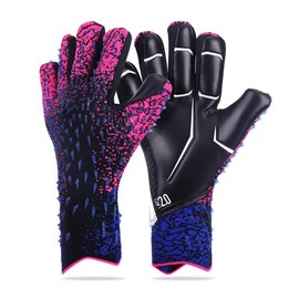 Soccer Goalie Gloves Strong Grip, High Performance Goalkeeper Gloves, Breathable Soccer Goalkeeper Gloves For Youth And Adults:_Blue_6