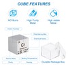 PATIKIL 1 Inch Chromium Cube Metal Element High Density Block