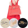 AUEAR, 30 Pack Screw Back Stud Purse Feet Metal Studs