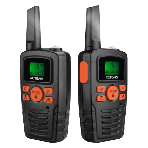 Retevis RA635 Walkie Talkie,Long Range PMR446 Walkie Talkies For Adults Kids,16CH,CTCSS/DCS,VOX,LED Torch, License-free Walkie-Talkie Gifts for Easter Skiing Outdoor Activities