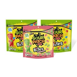 SOUR PATCH KIDS Bites Original and Watermelon Soft & Chewy Candy Variety Pack, 3 - 12 oz Bags