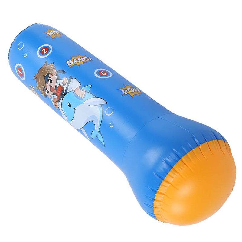 125cm Thickening Inflatable Standing Boxing Bag Folding Punching Bag for