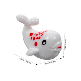 Outanaya 30Pcs Mini Resin Whale Figurines Realistic Statues for Garden Dollhouse and Moss Landscape Decor Lightweight and Ocean Animal Decor