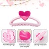 Valentine’s Day Love-Shaped Hair Clips for Women Heart Hair Claw