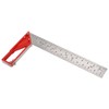 30cm Stainless Steel Right Angle Ruler 45°/90° Woodworking Try Square