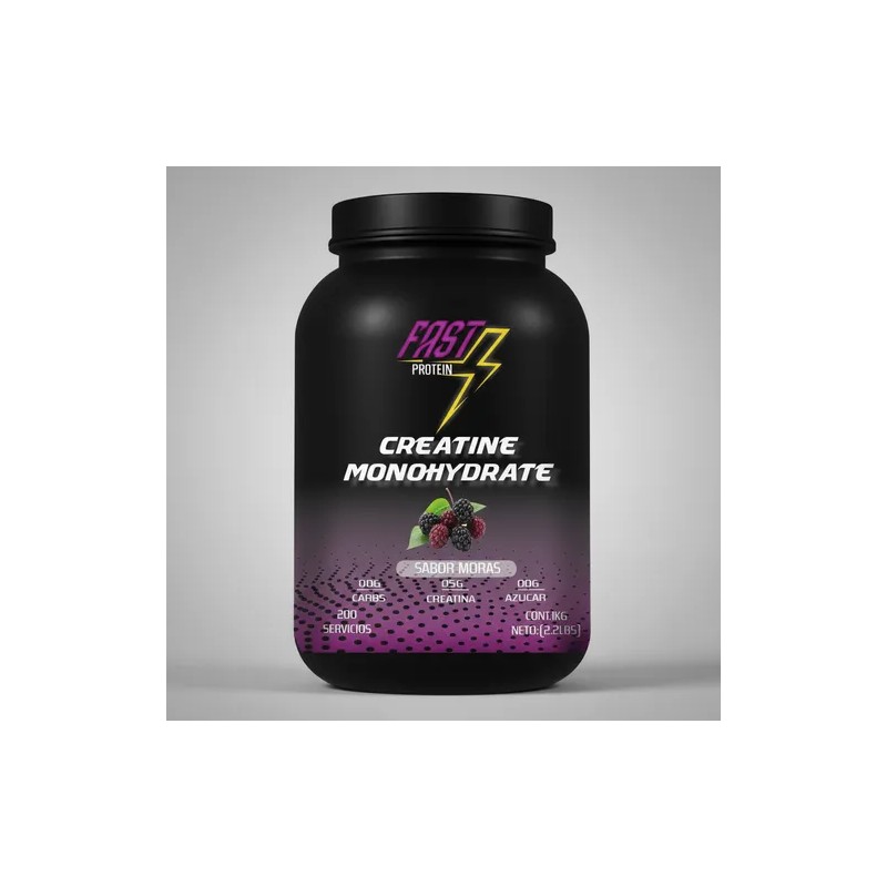 Creatina Monohidratada Fast Protein 1kg 200 Servicios Varios