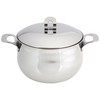 ExcelSteel Made in Italy 7-1/2" QT Stainless Stockpot W/Sandwiched Base