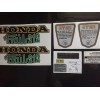 Honda CT70 K3 "Trail 212" frame Decals Green, Graphics Full