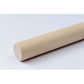 [Made in Japan/Craftsman Handmade] Rolling Pin/Rolling Pin φ1.0 - 1.2 inches (25 - 30 mm) / Maple Buckwheat / Buckwheat Making Tool (Diameter 1.2 inches (30 mm), 41.3 inches (1,050 mm)