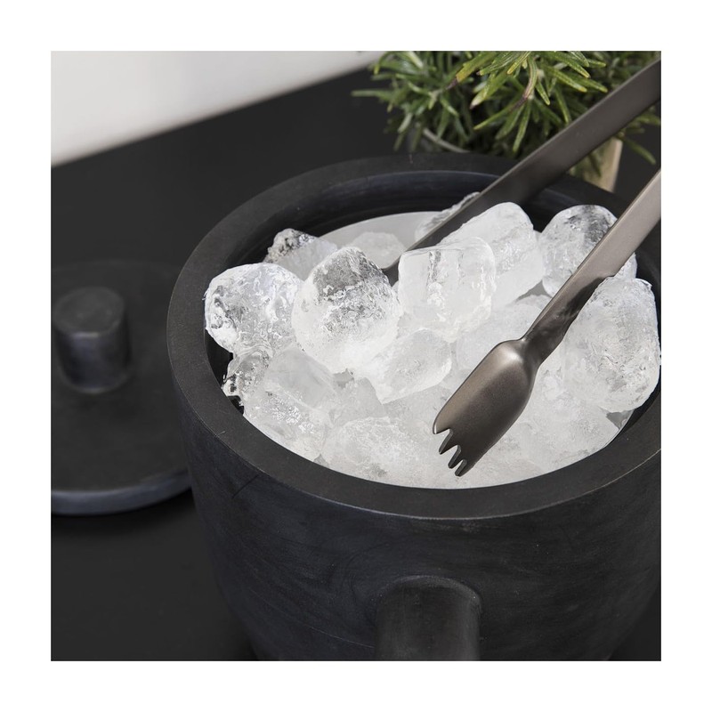 House Doctor Bl0812 Ice Tongs, Gunmetal, Length: 17 cm, Plastic