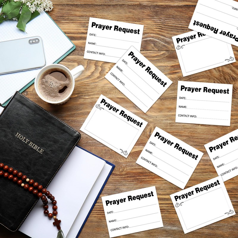 Moinchore 200 Pcs Prayer Request Cards 3x4 Inch Inspirations Prayer