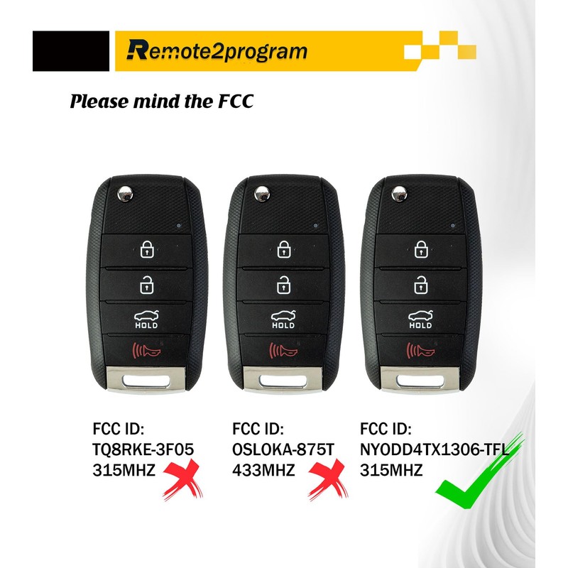 Remote2program Car Key DIY Programming Kit and Keyless Entry Remote