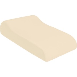 Erwin Müller Nuremberg Vein Cushion Cover Double Jersey Soft Temperature Regulating with Elasticated Band Natural Size 66 x 40 cm