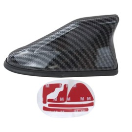 Fin Roof Car Antenna Carbon Fiber Shark Radio FM/AM Antena Cover Accessories