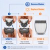 2 Pcs Pet Grooming Replacement Blade， Compatible with Oneisall LM2