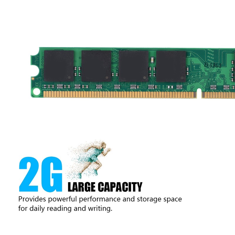 2GB DDR2 667MHz PC2-5300 PC Memory Ram 240Pin Module Board