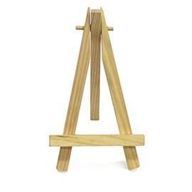 Studio 22 Mini Wooden Display Easel for Signs, Art, Painting, Postcards 12 x 7 cm