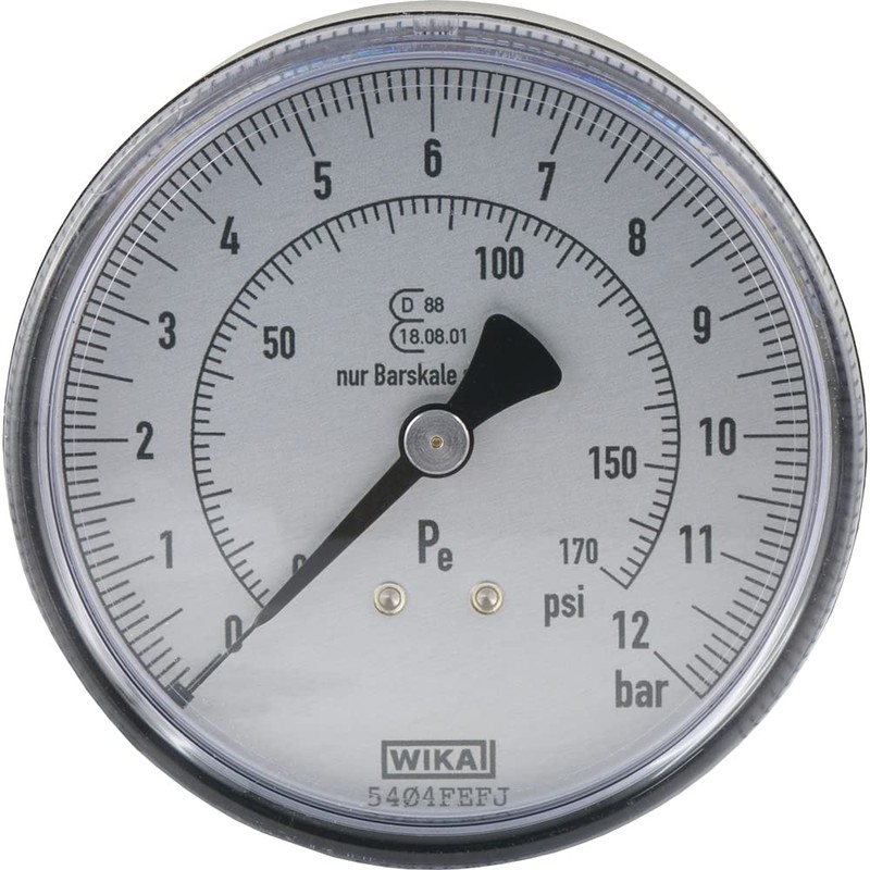 Fittingteile - Manometer für Reifenfüller 0 bis 12 bar (R