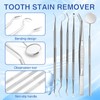 QIYUDA Dental Cleaning Tools Kit, 6 PCS Teeth Tooth Scraper