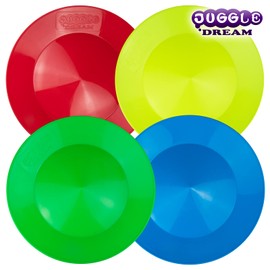 Juggle Dream Set of 4 Turntable Juggling Plates with 4 Separable Handsticks Classic Circus Turntable for Children and Adults Spinning Plates