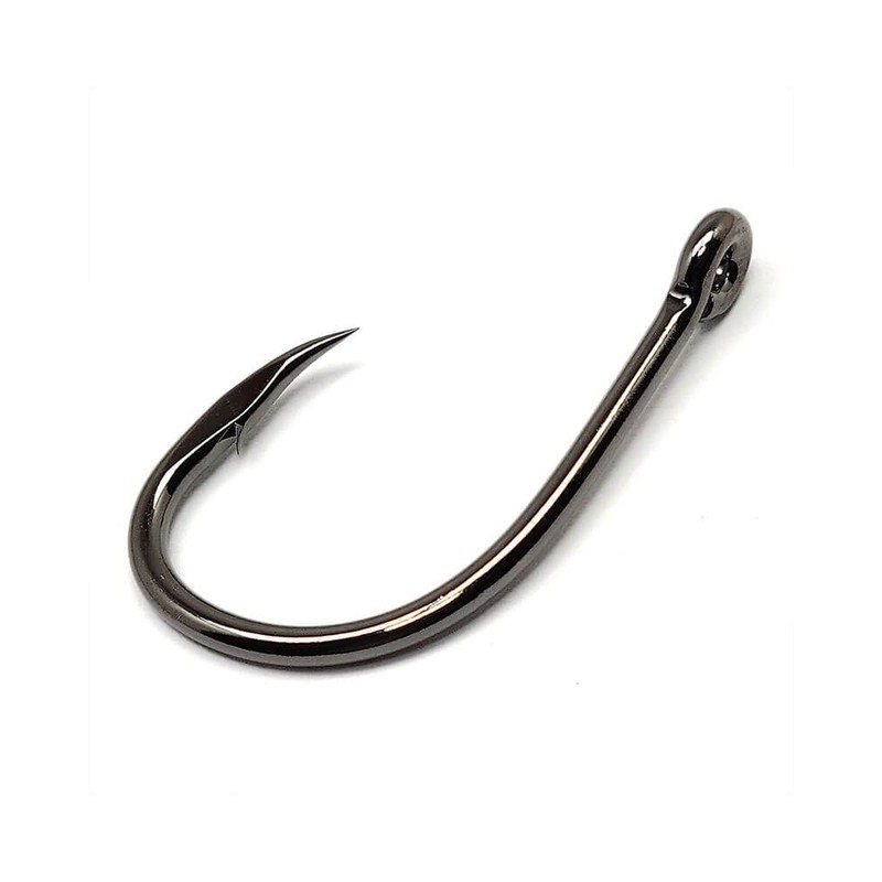 Live Bait Hook, Size: (25 Pack) NS Black, 1/0