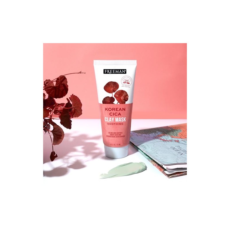 Korean Cica Clay Mask by Freeman for Unisex - 6