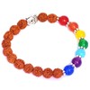 4OUR FAITH Buddha 7 Chakra anti anxiety strech Bracelet, Stress