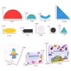 Wooden Jigsaw Puzzle, 36 Pcs Shape Puzzles + 60 Pcs