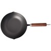 Yoshikawa 89909-3 Steel Fry Pan, 9", Black