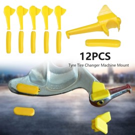 Tire Changer Protector, 12 Pcs Tyre Changer Mount Demount Head Duck Insert Rim Protector for Car Tire Replacement, Tire Wheel Repair Tools