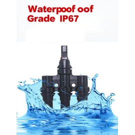 Solar Panel Connectors,3 to 1 High Current Carrying Capacity Solar Panel T Parallel Branch Connector, for Parallel Connection