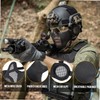 OneTigris 6" Foldable Half Face Airsoft Mesh Mask with Ear