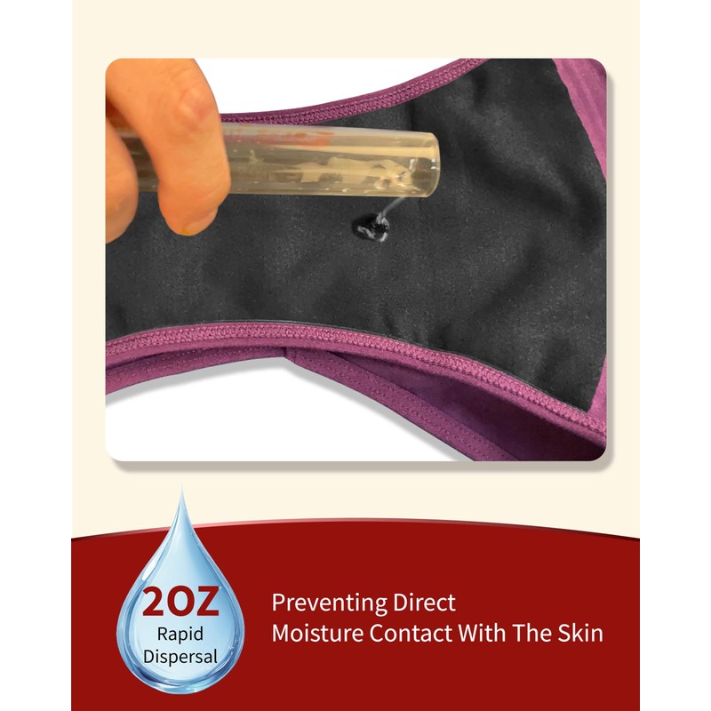 REELINDRY Womens Incontinence Underwear Washable, 2 oz Leakproof Underwear for