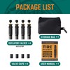 MARIE Adjustable Auto-Stop Tire Deflator Valve Kit (10-30 PSI) 4